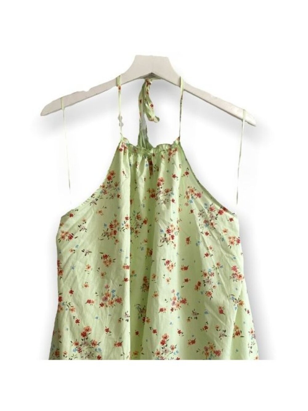 ZARA Floarl Print Halter Midi Dress  Size XS,  NWT - Picture 7 of 14